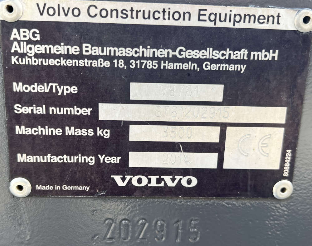 Usato 2014 Volvo P7820C