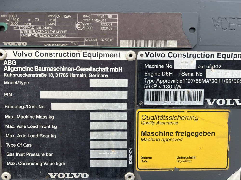 Usato 2015 Volvo P 6870C