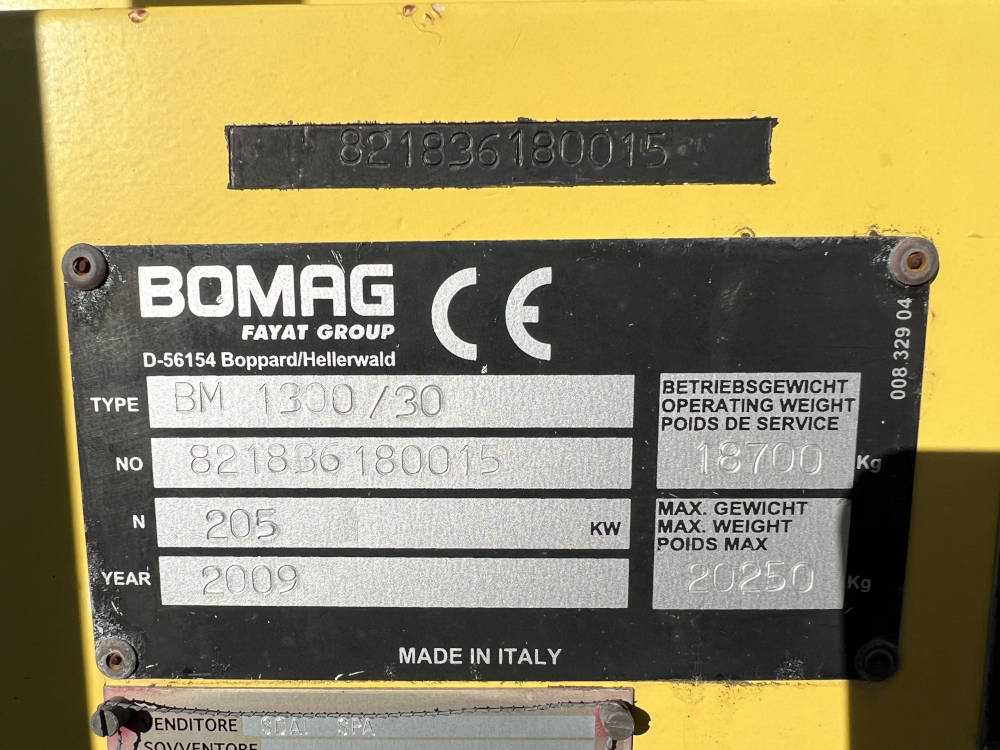 Usato 2009 Bomag BM 1300/30