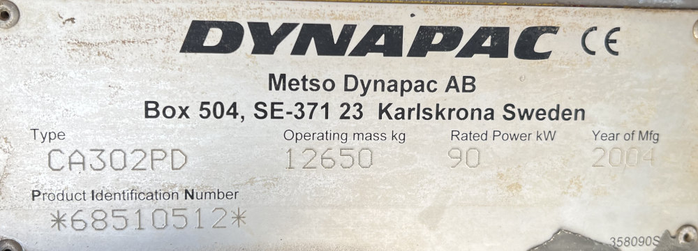 Usato 2004 Dynapac CA 302D
