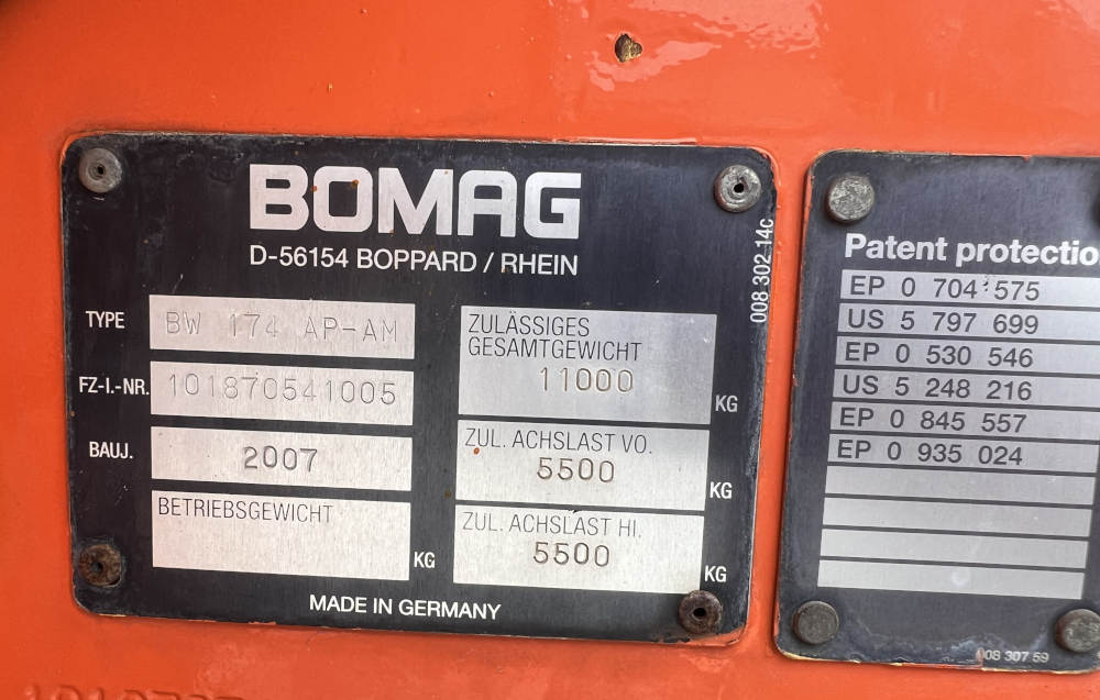 Usato 2007 Bomag BW 174 AP-AM -1005-