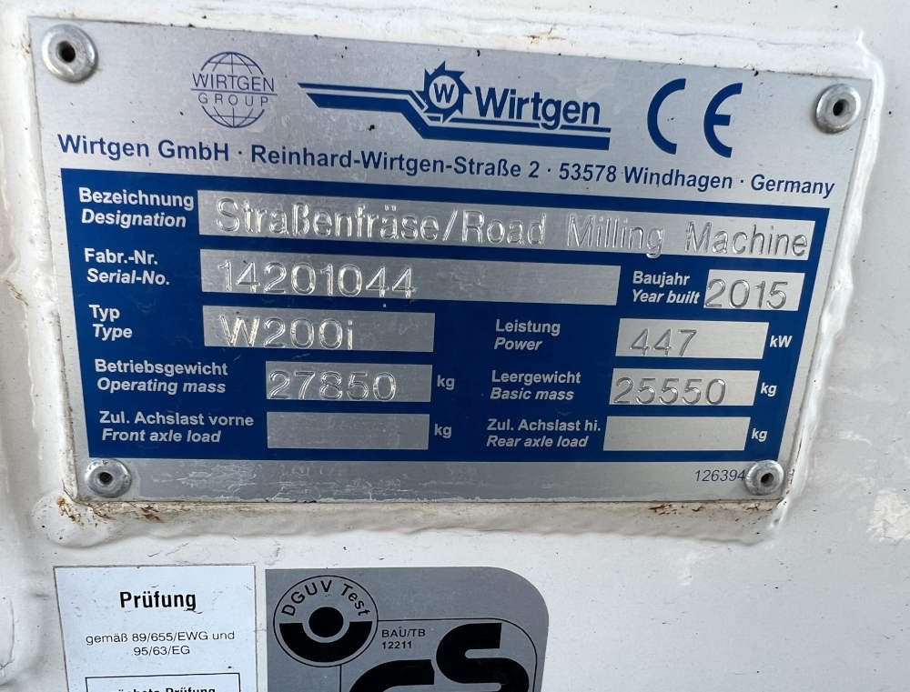 Usato 2015 Wirtgen W 200i -1044-