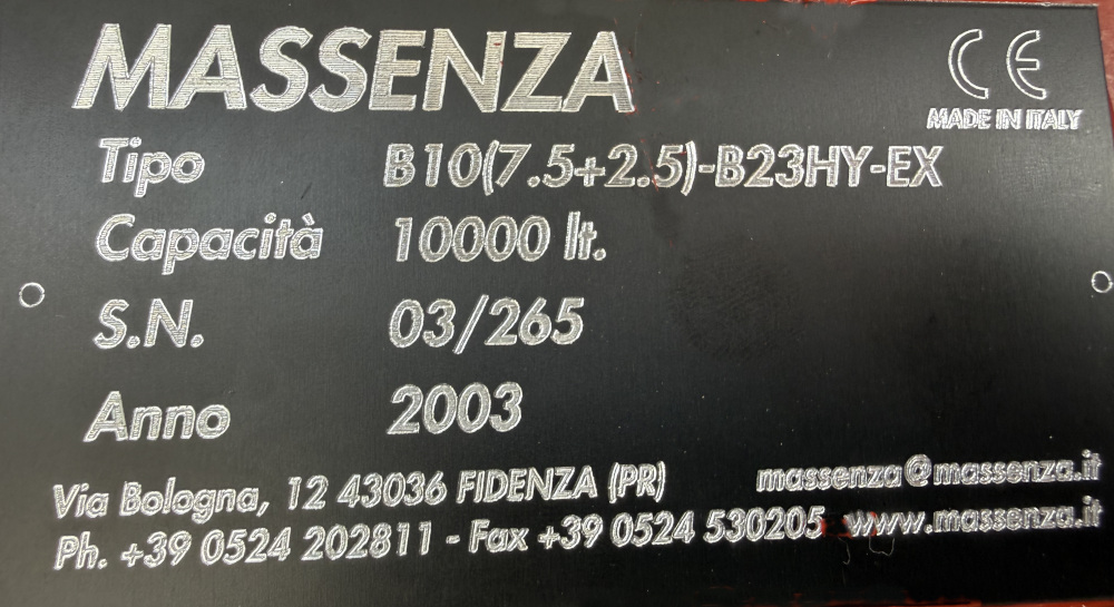Usato 2003 Massenza B 10 B23 HY-EX