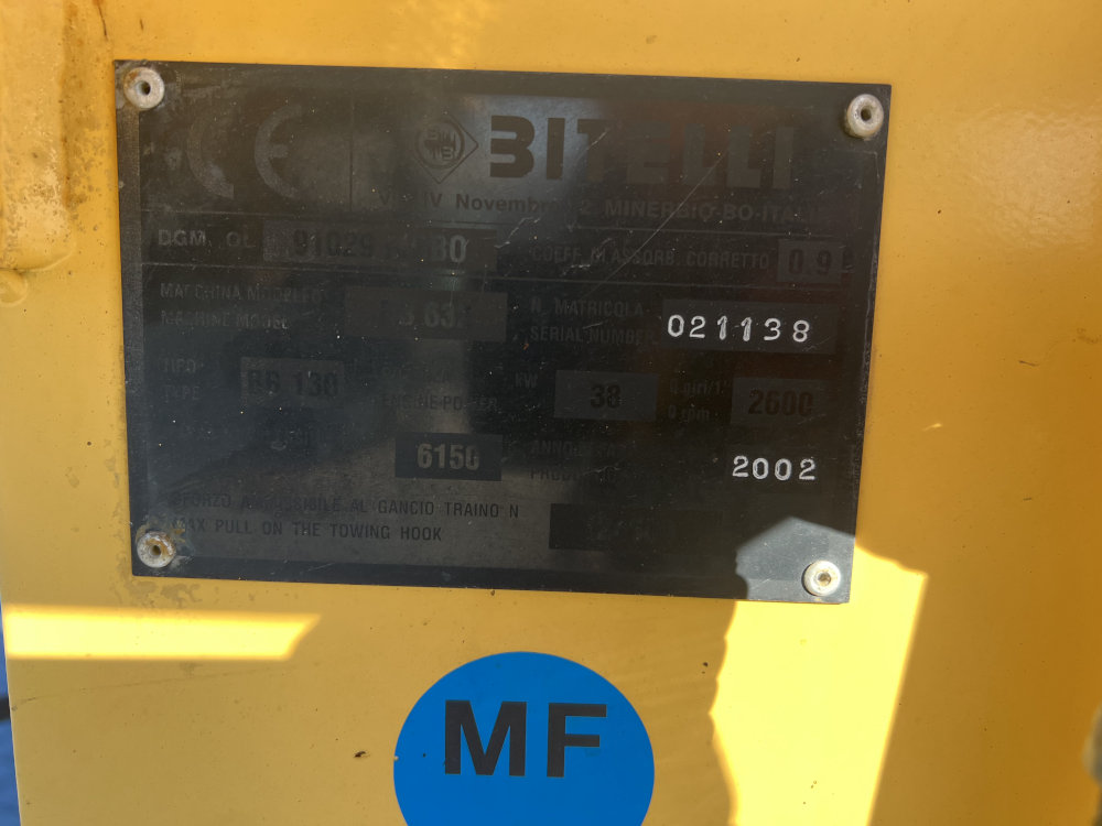 Usato 2002 Bitelli BB 632