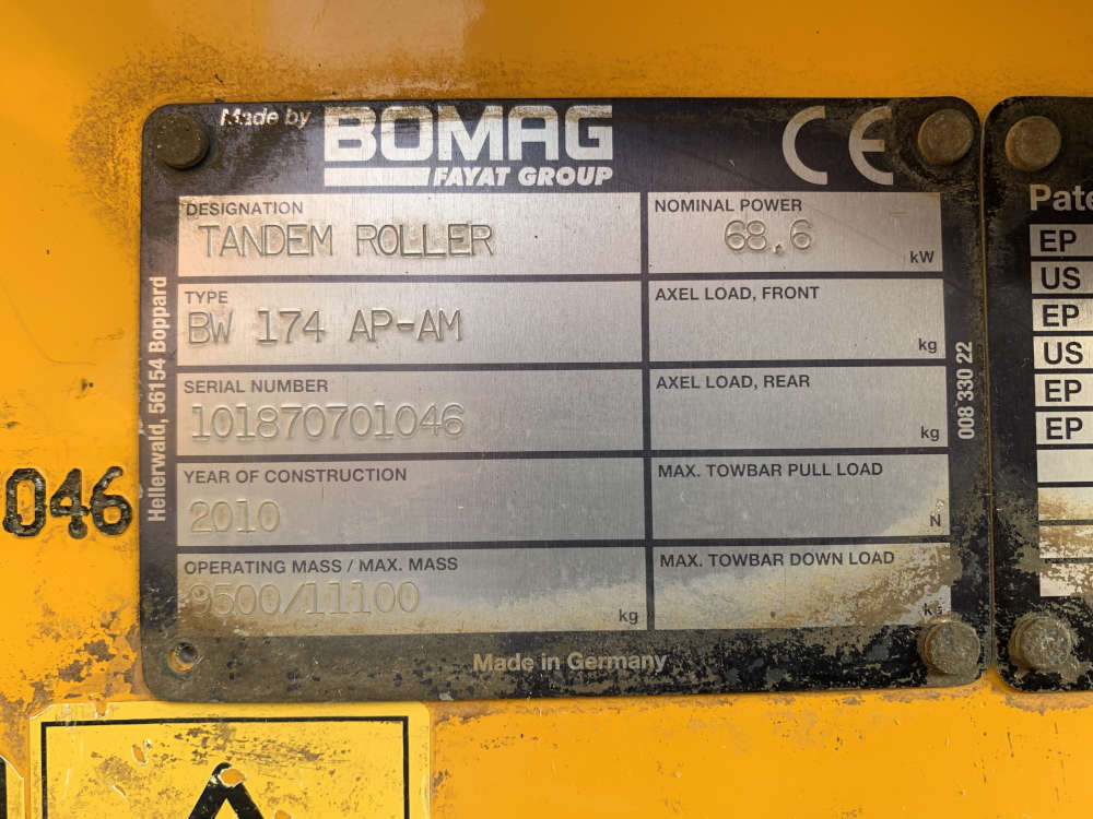 Usato 2010 Bomag BW 174 AP-4 AM