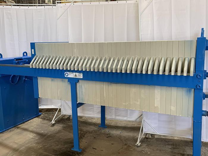 Used FP-52: Used 18 cu. ft. WTT Brand Filter Press