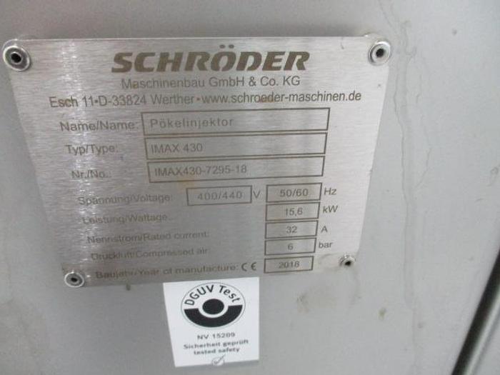 Used Schroder Belt Injector w/Filtration System; Md#IMAX430