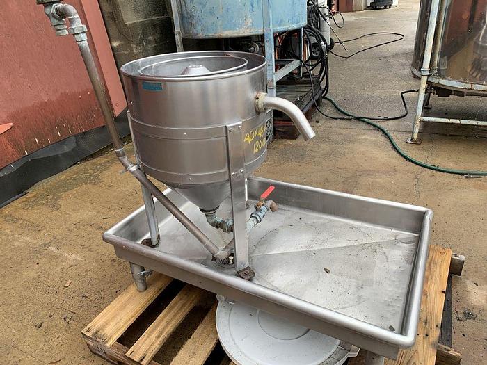 Used Washer, Rice Washer, 50-Pound Bags, S/st, Akimoto #S744464