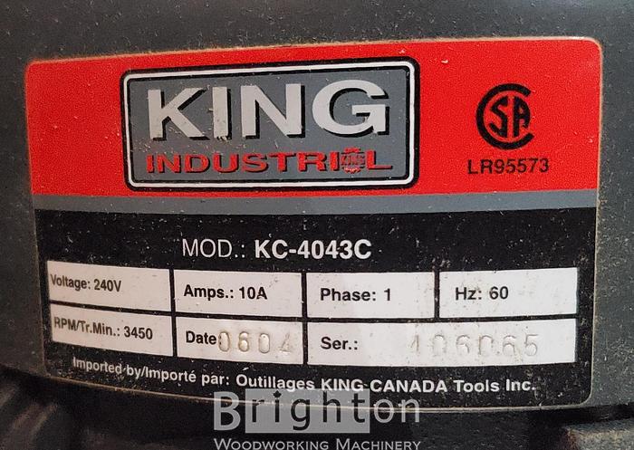 Used 2006 King KC4043C dust collector