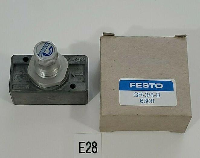 *NEW IN BOX* Festo GR-3/8-B 6308 Throttle Choke Check Valve + Warranty!