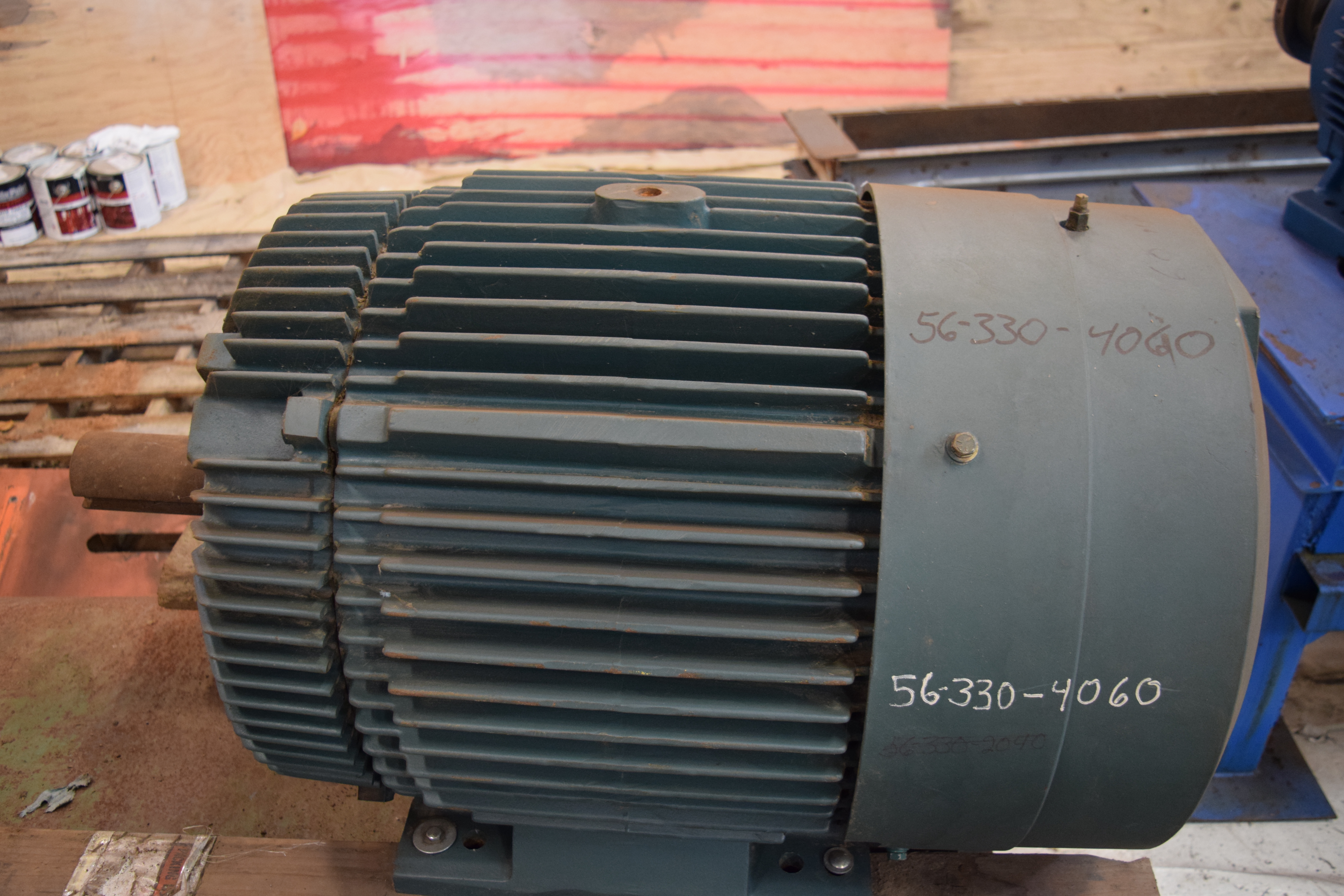 Used Reliance duty master 60hp motor, 1175rpm, frame 405T
