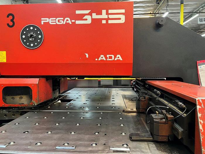 Used 1995 - 33 Ton Amada Pega 345 Queen CNC Turret Punch