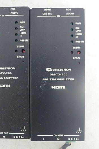 Used Lot of 4 Crestron DM-TX-200 HDMI DigitalMedia Transmitters