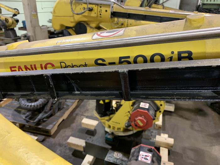 Used FANUC S-500iB 15KG X 2757MM REACH 6 AXIS CNC ROBOT