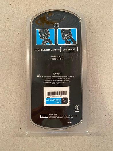 New Zeltiq Coolsculpting CoolSmooth Card ~ BRZ-CD4-09X-001 ~ 1 Cycle Remaining ~