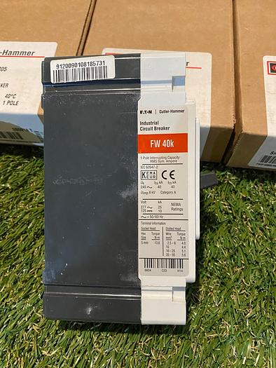 Cutler-Hammer Series C Ind Circuit Breaker 1 Pole 80 Amps 240 VAC Model: FWF1080LM05