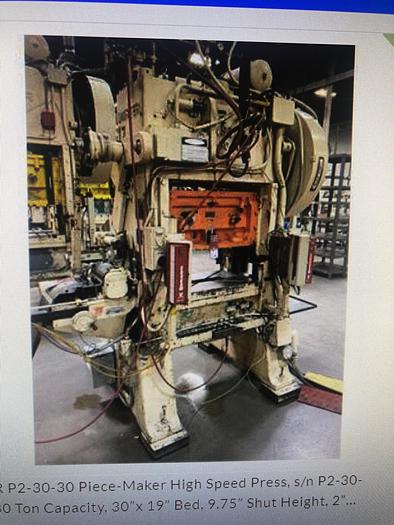 Used Minster P2-30-30