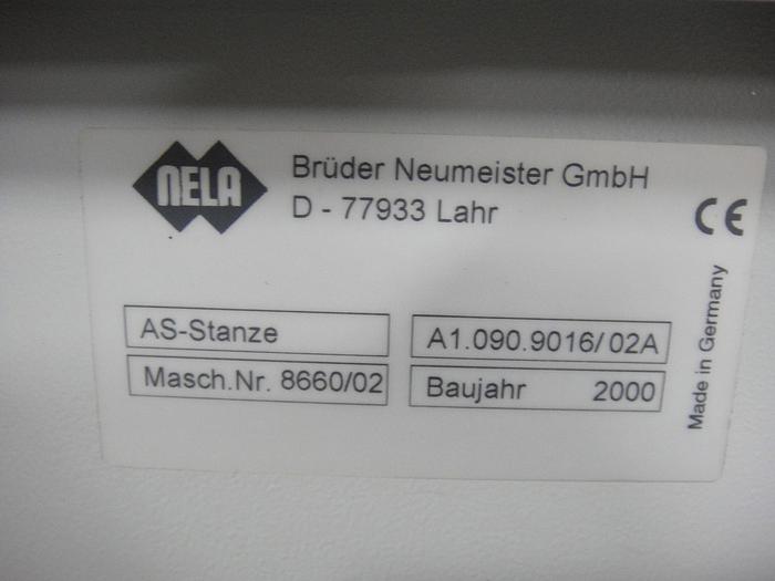 Used 2000 Heidelberg Plate Punch 2000