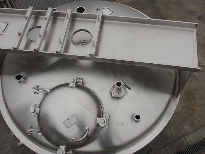 Used 400 GALLON GROEN VACUUM KETTLE - 316L S/S - 100 PSI JACKET
