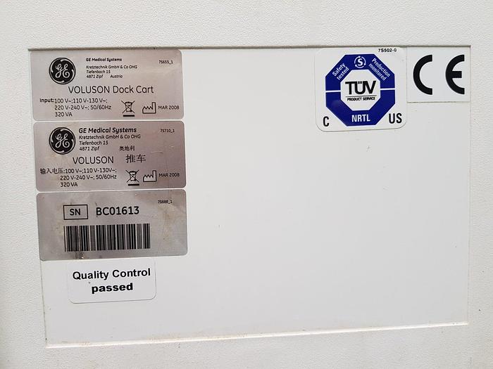 Gebraucht GE Voluson Dock Ultraschallwagen mit 3 Connector