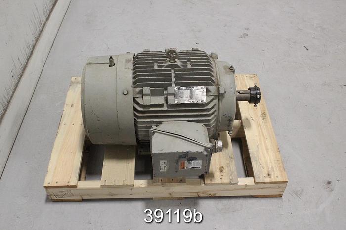 Used Siemens 15 HP AC Motor, 1180 RPM, 460 Volts, 284T Frame #39119