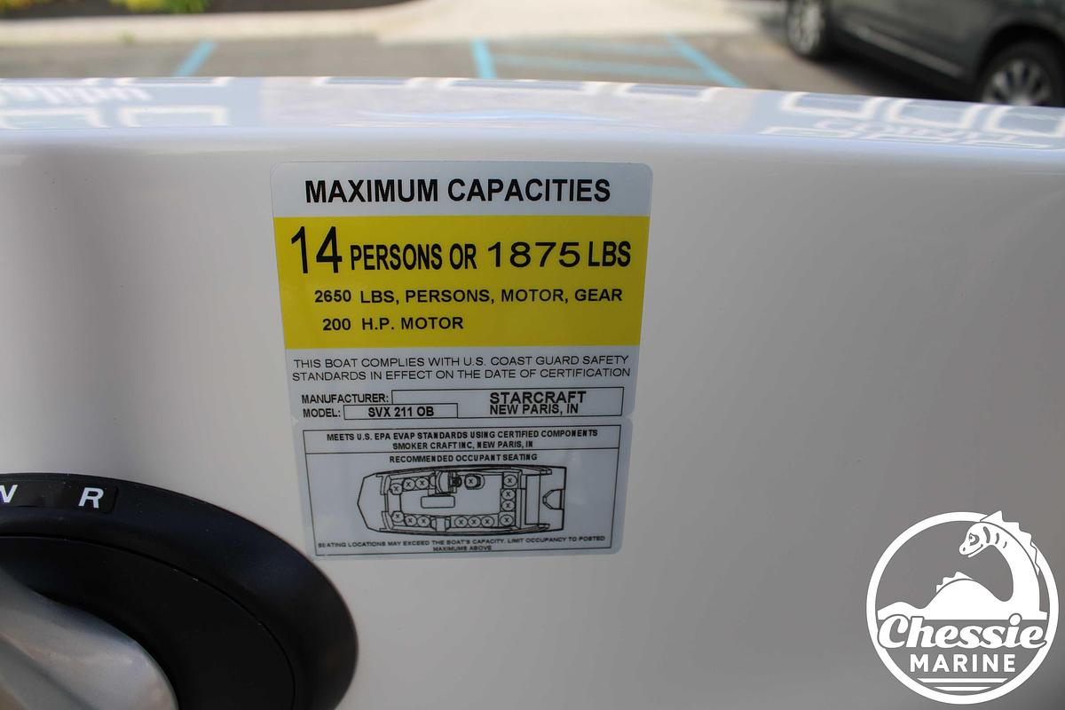 2026 Starcraft SVX 211 OB