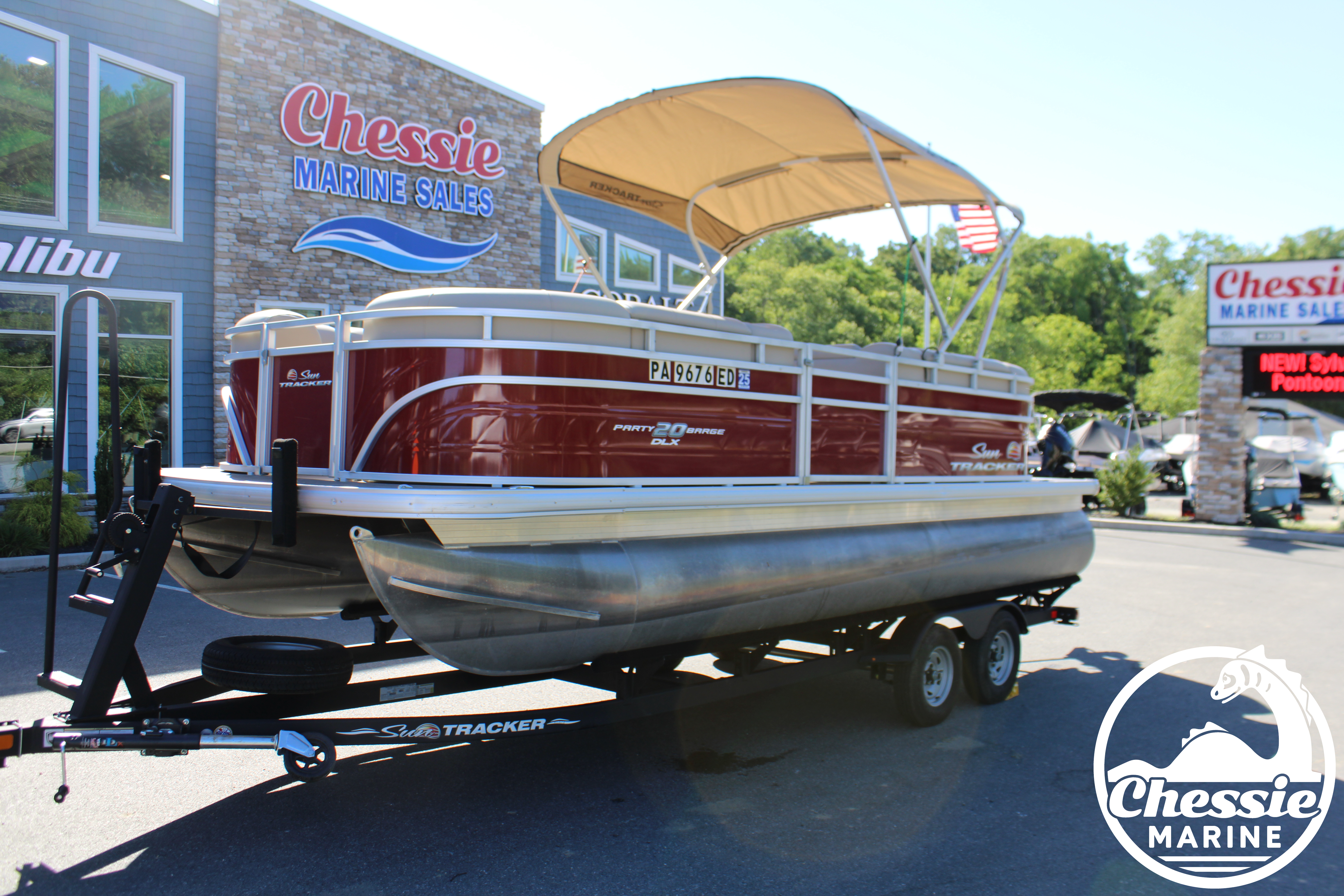 Used 2024 Tracker Party Barge 20 DLX