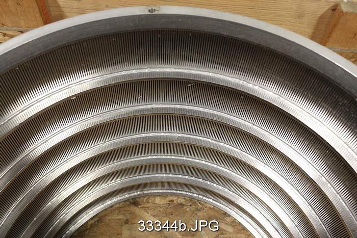 Used Voith VS 10 Pressure Screen Basket, Slots .010" #33344
