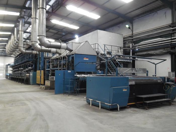 Used BENNINGER Indigo slasher dyeing line