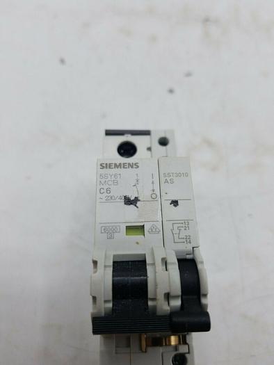 Used Siemens 5SY61 MCB C6, 5ST3010AS
