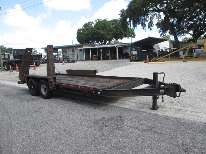 Used 2002 Belshe 18' Equipment Trailer