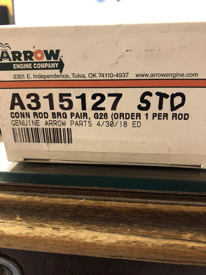 Used JC315-127STD. Gemini rod bearing
