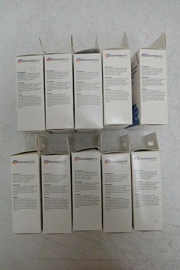 Used Lot of 10 Data Products R1467 Black/Red Compatible Ribbons, NOS