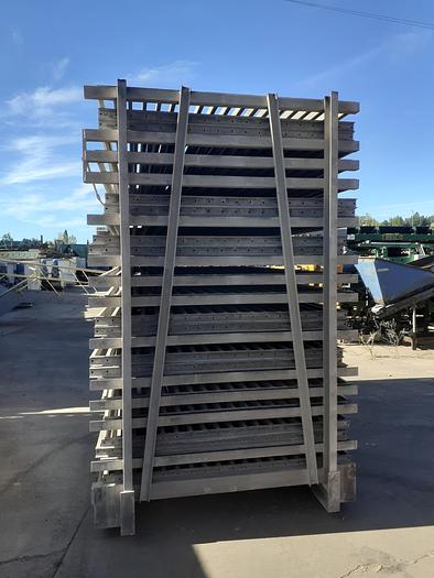 Usado Estrados de ferro galvanizado