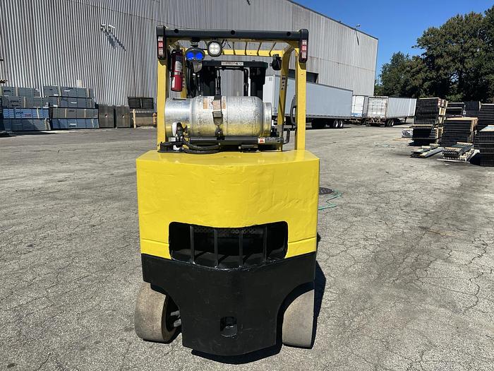 Used 12,000 POUND HYSTER ROLL CLAMP FORKLIFT W/ 60" CASCADE CLAMP 1,600 HOURS - PENDING