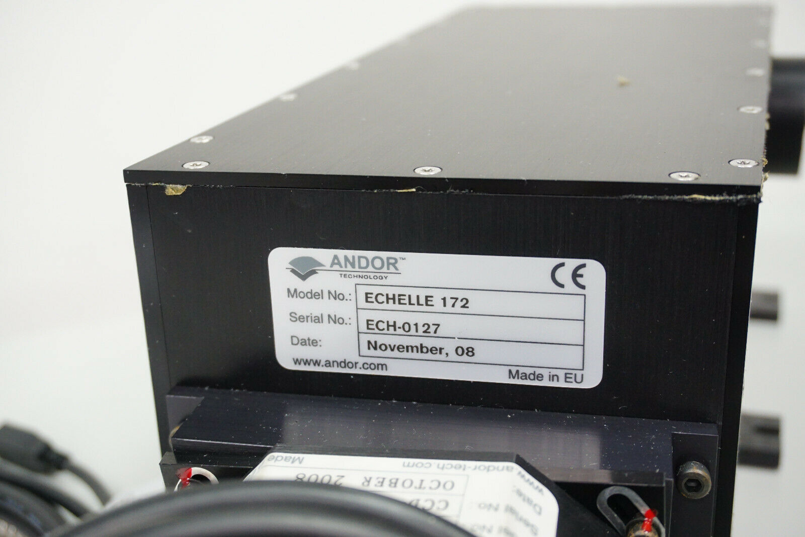 New 2008 Andor Echelle 172 RAMAN Spectrograph Spectrometer Module