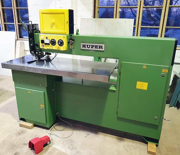 Used Kuper veneer zig-zag splicer machine, type FW/ 1200-E, year 1995