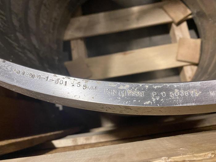 Used VOITH SCREEN BASKET SIZE 20 .020" SLOTS S/S