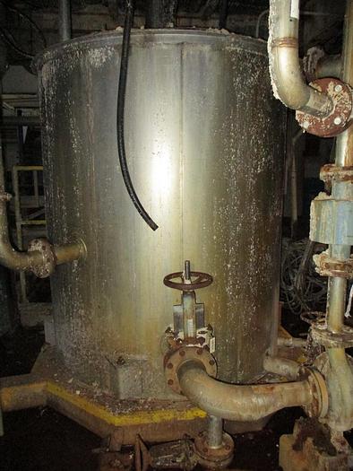 Used 6' DIA. X 7' SS NO.2 FILTRATE TANK