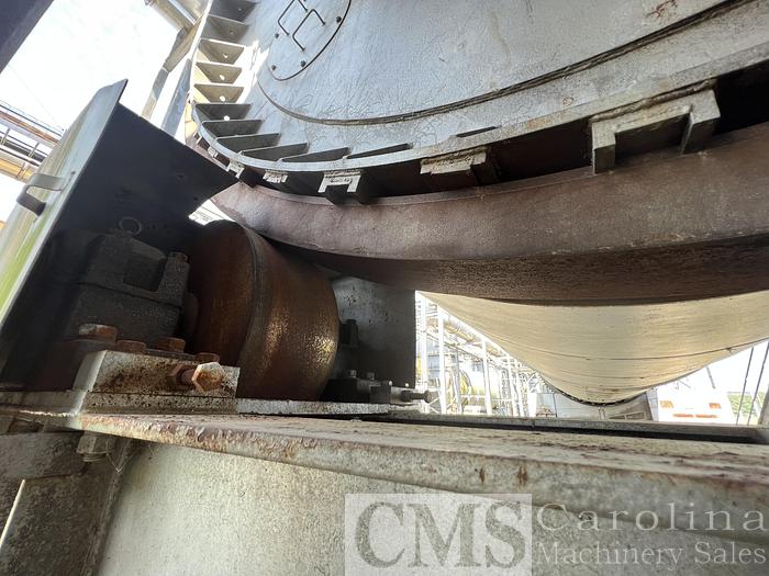 Used Buhler Aeroglide 13x60 Stainless Steel Drum Dryer with Burner