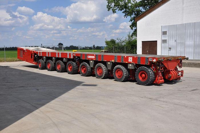 Used Scheurle SPMT (Self Propelled Modular Trailer) Max Payload 250 tonnes