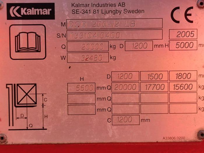Gebraucht 2005 Kalmar  DCD200-12