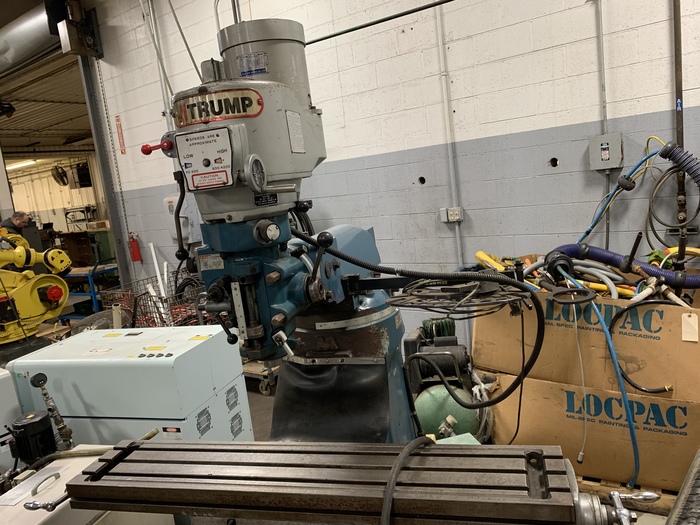 Used ATRUMP K2V VERTICAL KNEE TYPE MILLING MACHINE