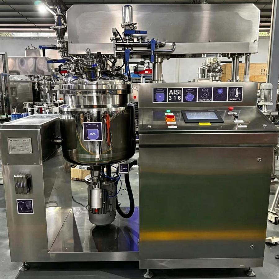 100L Vacuum Emulsifying Mixer