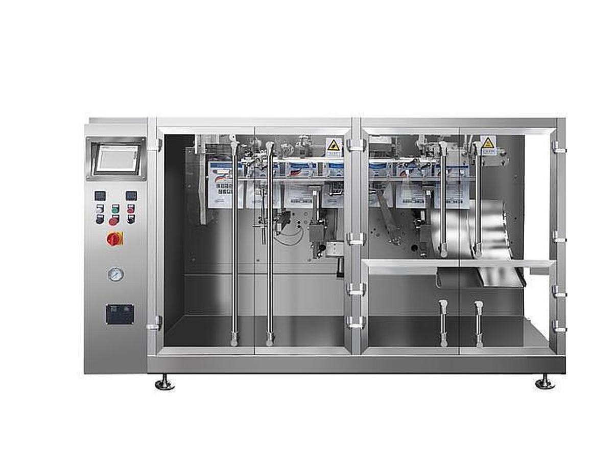 Horizontal Pre-made Pouch Packaging Machine 210 with Automatic Bag Clamp Adjustment