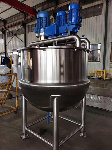 200 gallon triple agitation mixing kettle