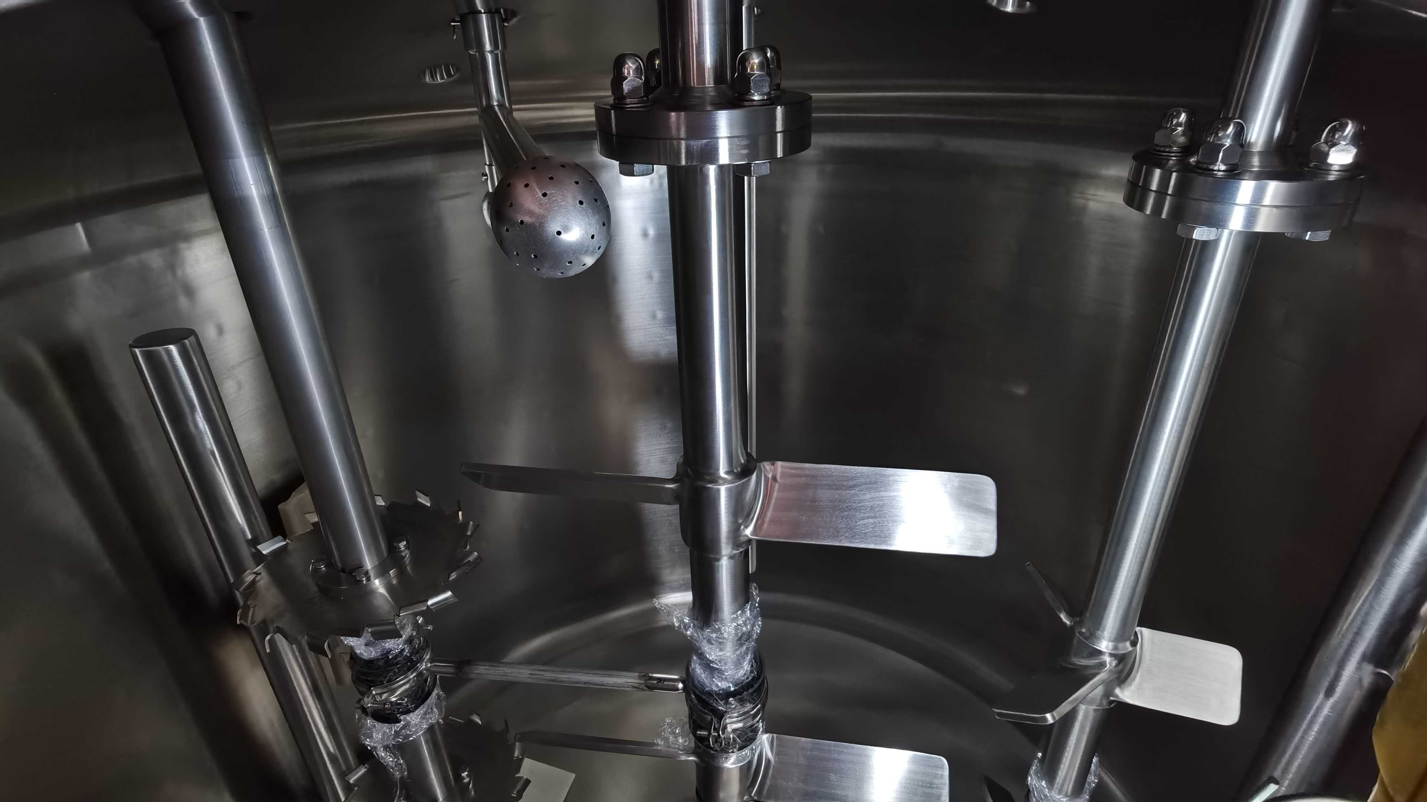 350 Gallon Jacketed High Shear smoohtie Liquefier –Scraper blade, high shear disperser & Emulsifying