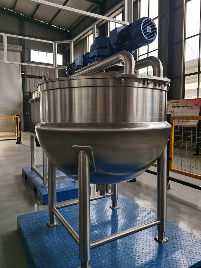 New 150 USG Steam Jacketed Twin Action(Offset) Mixing Kettle in stock in Ontario, CA, USA