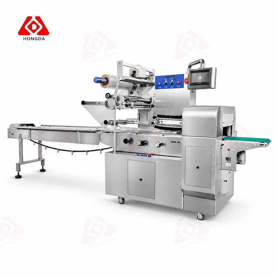 Three-Servo Top-Film Flow Wrapper VT-280