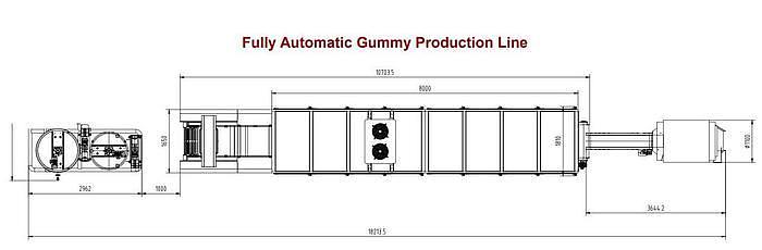 2022 FULLY AUTOMATIC GUMMY PRODUCTION LINE - UNUSED